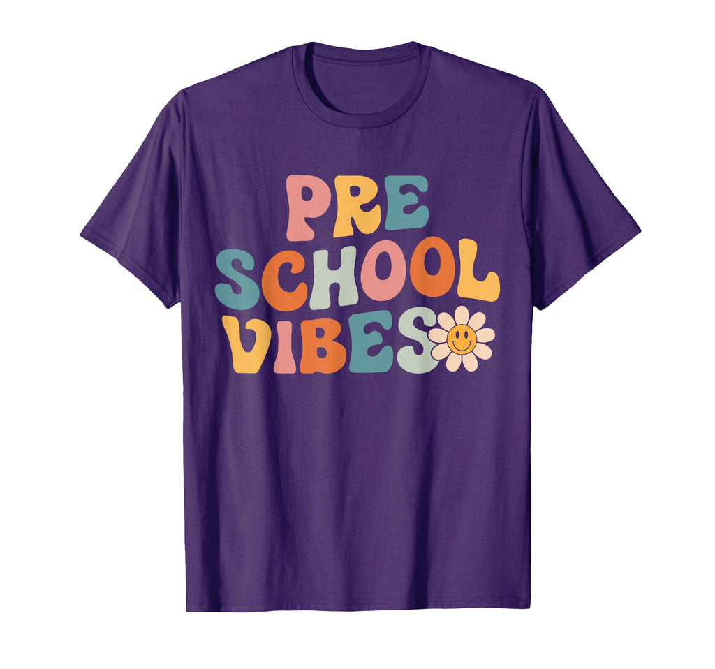 Preschool Vibes Preschool Team 1St T-Shirt - Custom Art Print for Adults - T-Shirt, Sweatshirt, Hoodie