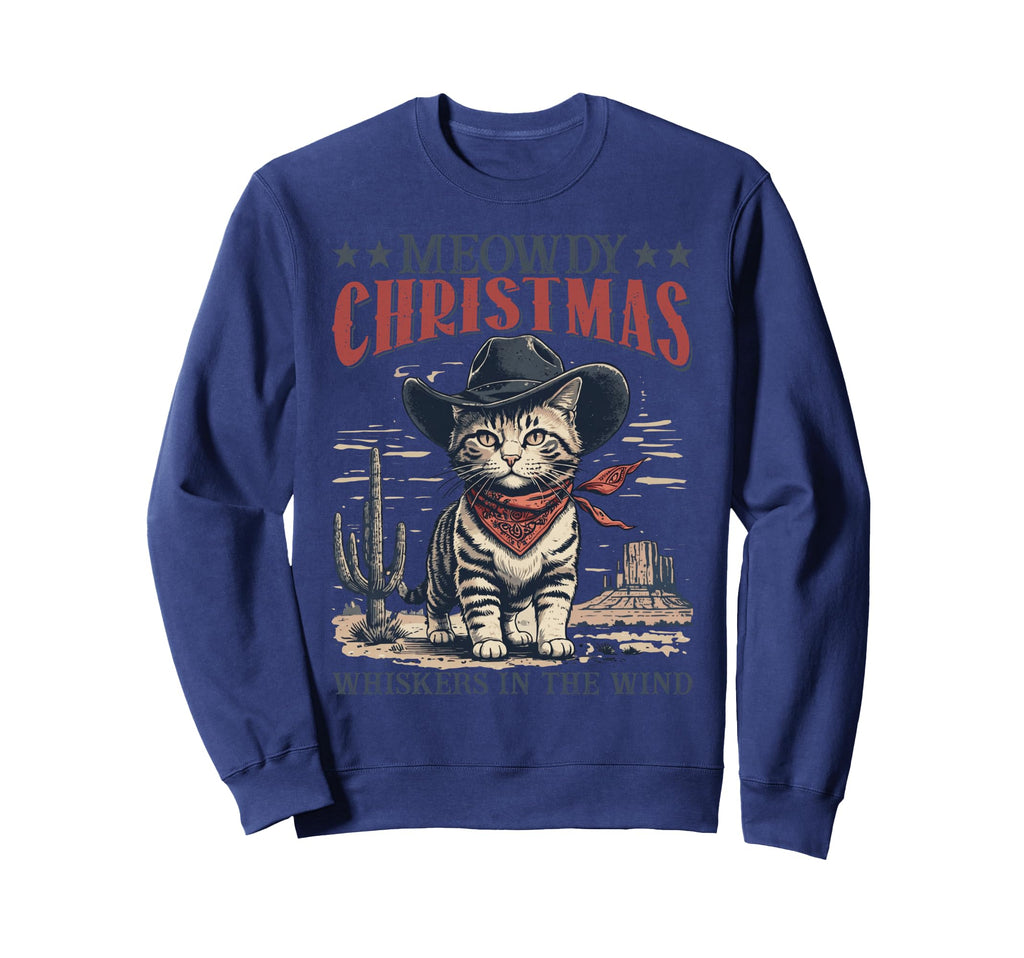 Meowdy Partner Cowboy Cat Cowboy Sweatshirt - Streetwear Style for Adults - T-Shirt, Sweatshirt, Hoodie