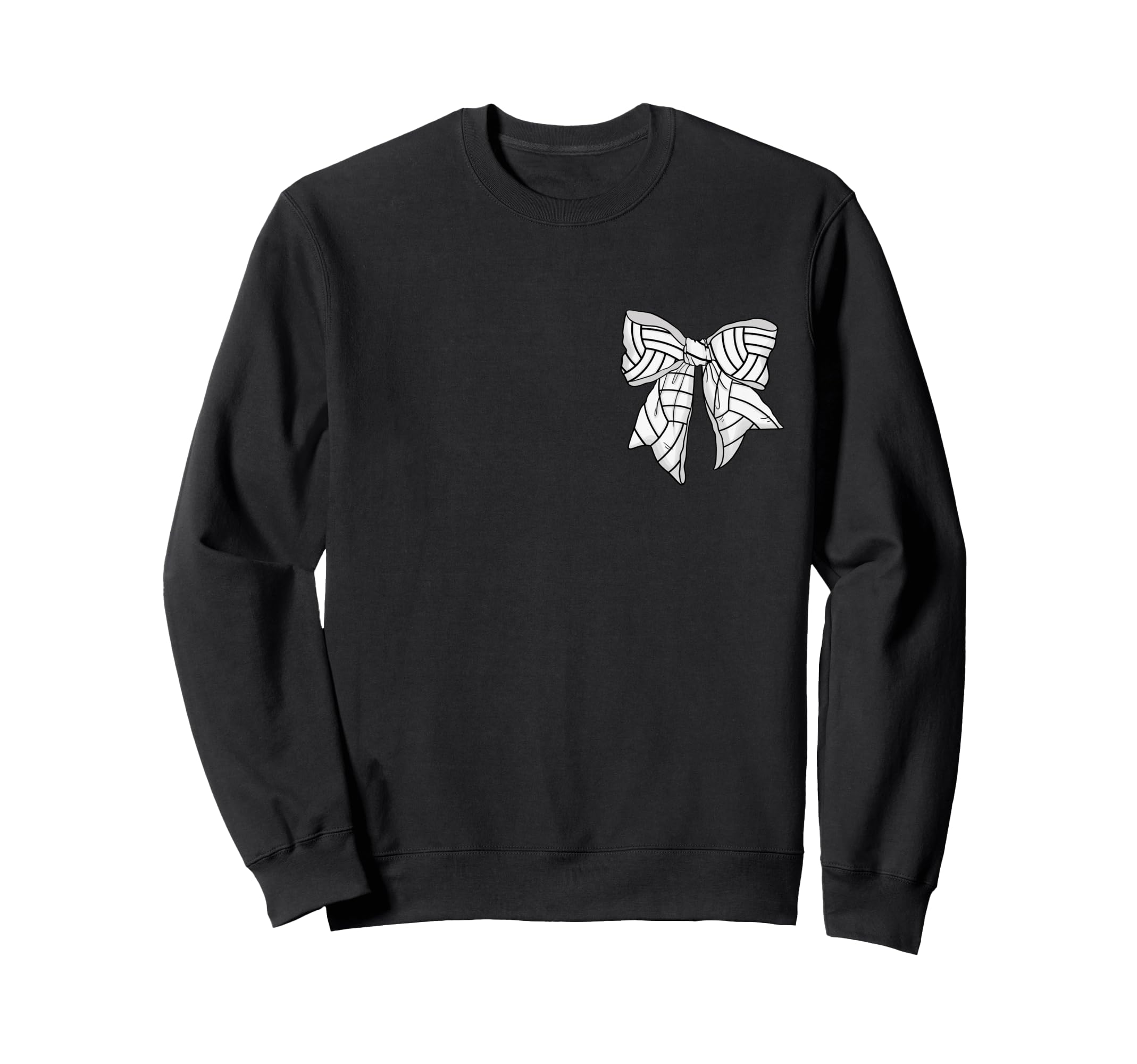 Volleyball Bow Game Day Coquette Sweatshirt - Aesthetic Graphic for Adults - T-Shirt, Sweatshirt, Hoodie