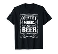 Country Music Beer Lover Guitar Cowboy T-Shirt - Aesthetic Graphic Unisex - T-Shirt, Sweatshirt, Hoodie