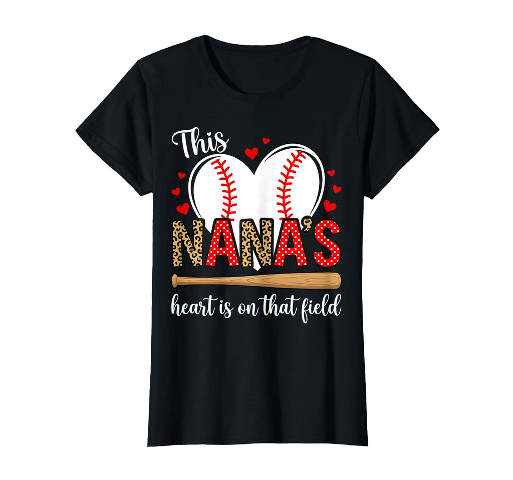 Nanas Baseball Field Leopard Polka Dot T-Shirt - Aesthetic Graphic Unisex - T-Shirt, Sweatshirt, Hoodie