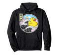 Surfing Rubber Duck Kanagawa Wave Hoodie - Graphic Print for Adults - T-Shirt, Sweatshirt, Hoodie