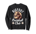 Bigfoot Baseball Dad Sasquatch Sweatshirt - Graphic Print for Adults - T-Shirt, Sweatshirt, Hoodie