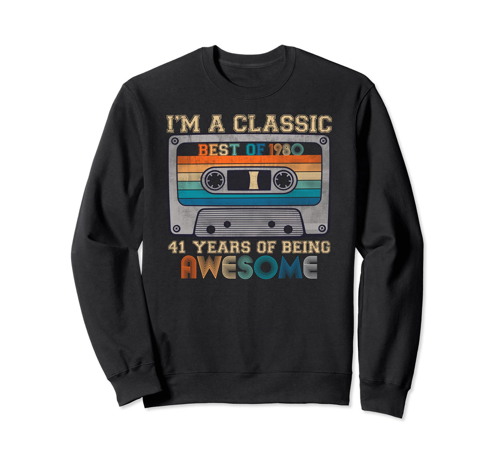 Best 1979 42Nd Birthday Cassette Tape Sweatshirt - Graphic Print Men Women - T-Shirt, Sweatshirt, Hoodie
