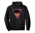 Synthwave Vaporwave Triangle Palm Hoodie - Casual Everyday Wear Unisex - T-Shirt, Sweatshirt, Hoodie