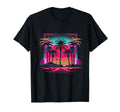 Palm Tree Vaporwave Retrowave Aesthetic T-Shirt - Graphic Print Men Women - T-Shirt, Sweatshirt, Hoodie