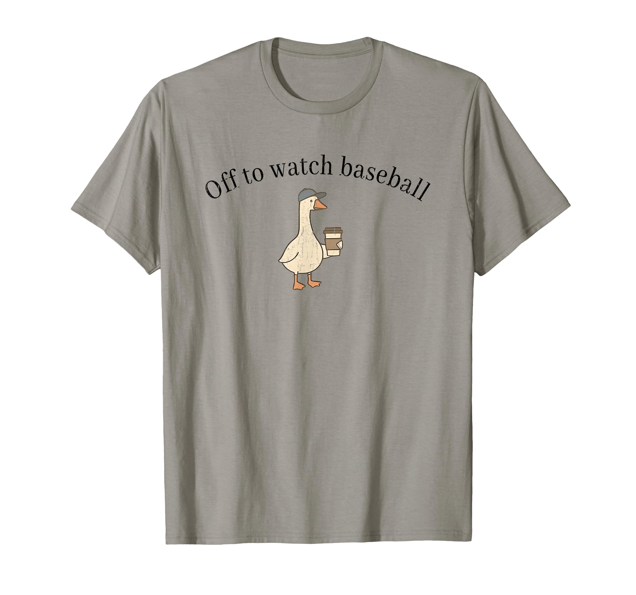 Off To Watch Baseball Goose Baseball T-Shirt - Streetwear Style for Adults - T-Shirt, Sweatshirt, Hoodie