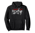 Raised 90S Grunge Rock Music Lover Hoodie - Minimalist Print Unisex - T-Shirt, Sweatshirt, Hoodie