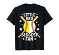 Little Bro Biggest Fan Softball T-Shirt - Trendy Graphic for Adults - T-Shirt, Sweatshirt, Hoodie