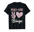 Peace Love Bingo Player Gifts And Hoodie - Novelty Apparel Unisex - T-Shirt, Sweatshirt, Hoodie
