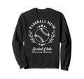 Sideline Social Club Baseball Mom Sweatshirt - Trendy Graphic for Adults - T-Shirt, Sweatshirt, Hoodie