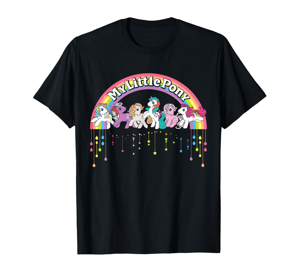 Logo Cartoon Rainbow Dash Rarity T-Shirt - Custom Art Print for Adults - T-Shirt, Sweatshirt, Hoodie