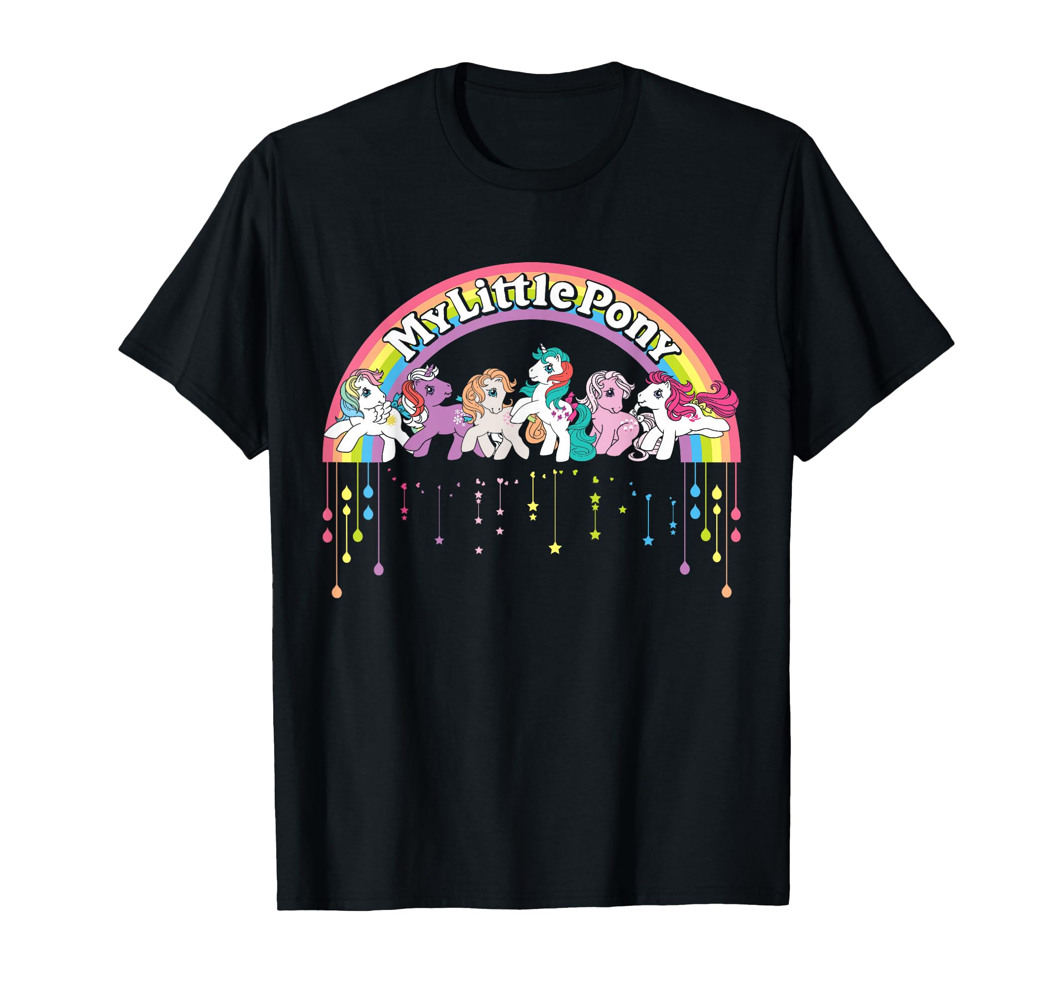 Logo Cartoon Rainbow Dash Rarity T-Shirt - Custom Art Print for Adults - T-Shirt, Sweatshirt, Hoodie