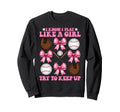 Baseball Mom Mama Coquette I Know I Sweatshirt - Minimalist Print Unisex - T-Shirt, Sweatshirt, Hoodie