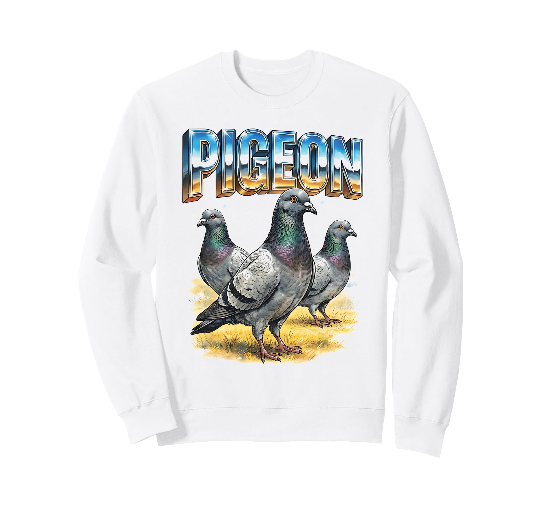Pigeon 70S 90S Pigeon Birds Lover Sweatshirt - Trendy Graphic Men Women - T-Shirt, Sweatshirt, Hoodie