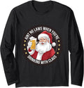 Aint No Laws When You're Drinking With Claus Merch - Adult & Kids T-Shirts, Sweatshirts & Hoodies apparel design preview 1