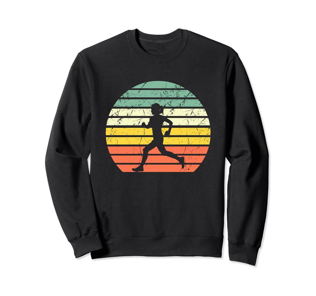 Runner Silhouette Running Sweatshirt - Casual Everyday Wear Unisex - T-Shirt, Sweatshirt, Hoodie