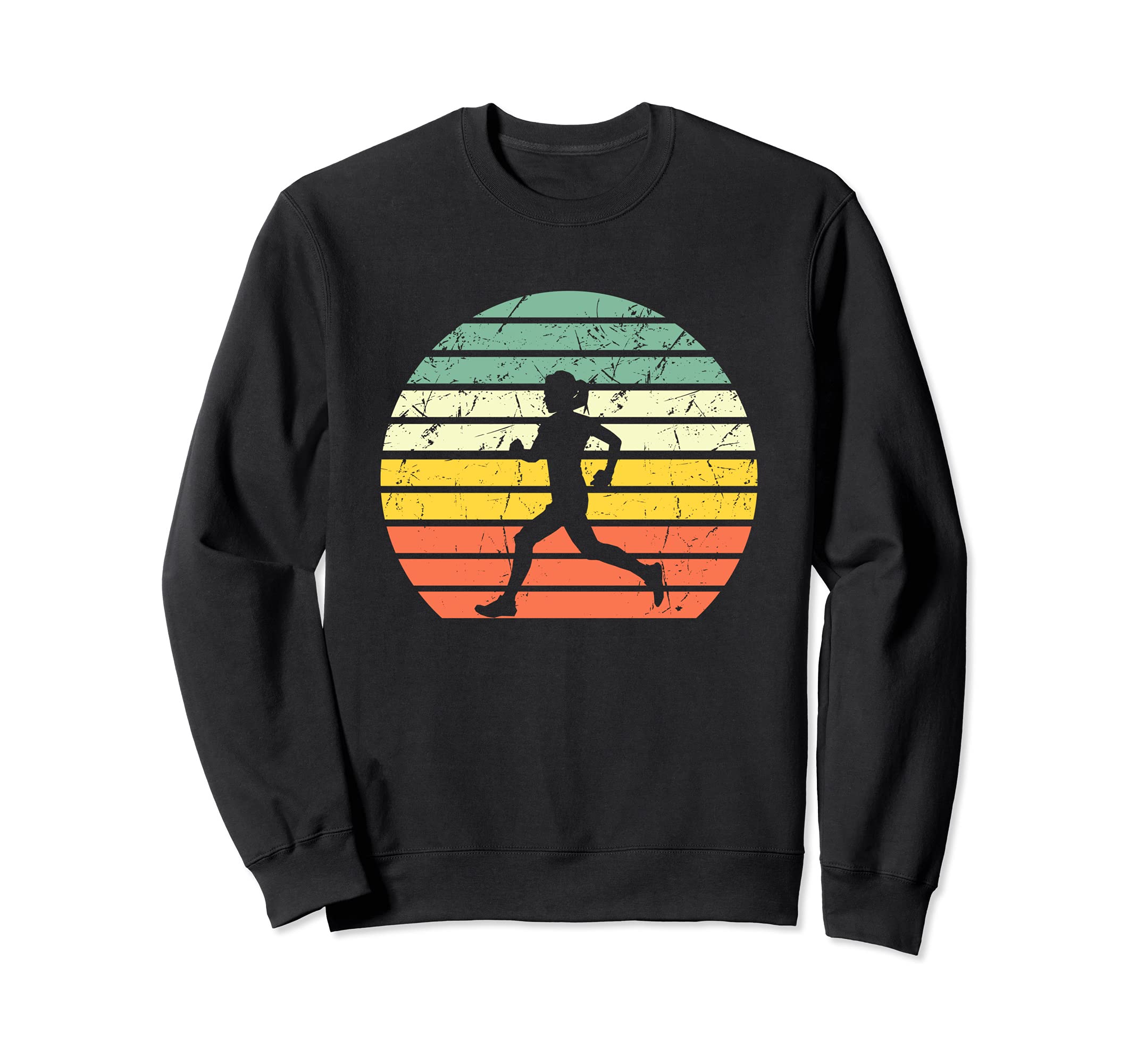 Runner Silhouette Running Sweatshirt - Casual Everyday Wear Unisex - T-Shirt, Sweatshirt, Hoodie