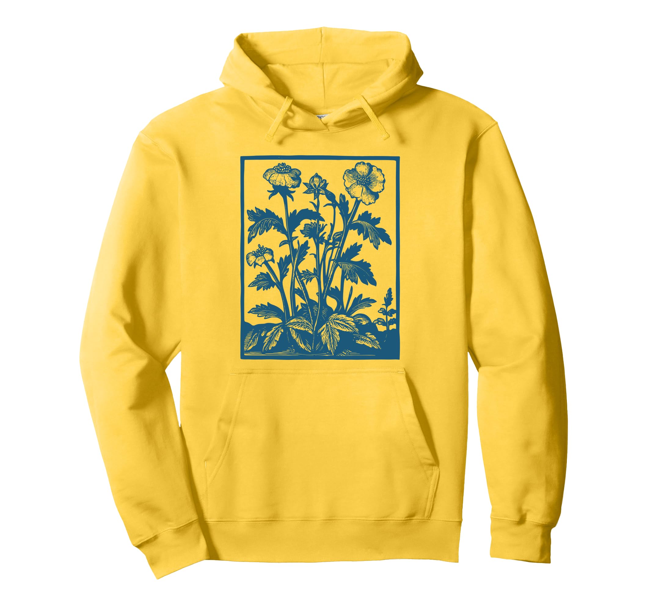 Botanical Plant Boho Floral Nature Hoodie - Custom Art Print for Adults - T-Shirt, Sweatshirt, Hoodie