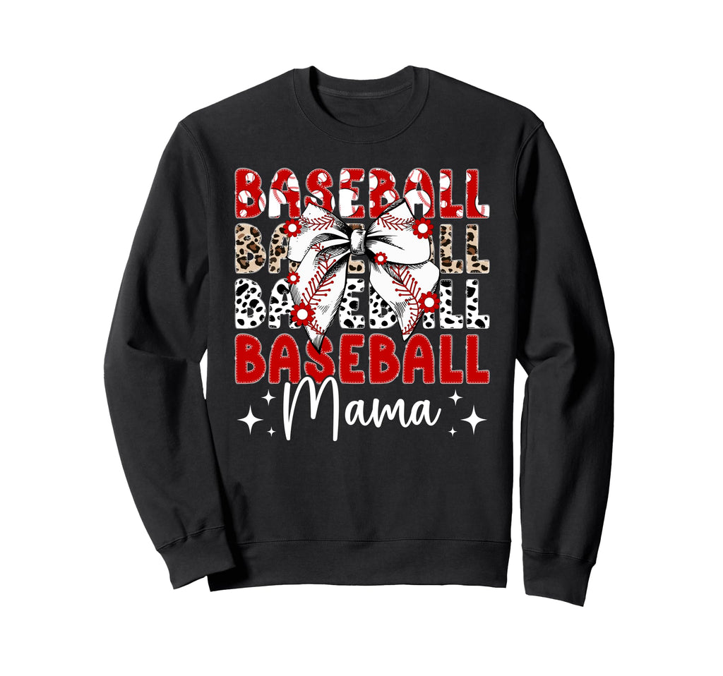 Baseball Mama Coquette Baseball Sweatshirt - Aesthetic Graphic Men Women - T-Shirt, Sweatshirt, Hoodie