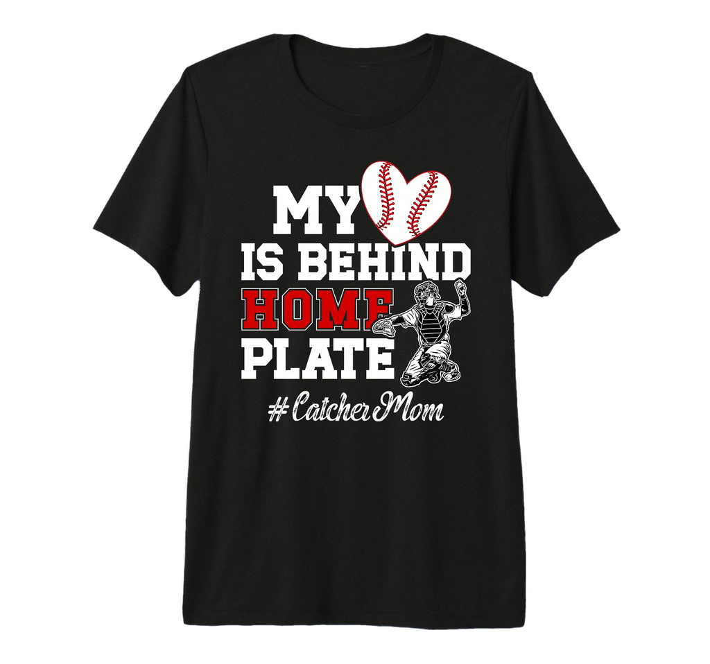 Proud Baseball Catcher Mom Baseball T-Shirt - Streetwear Style Unisex - T-Shirt, Sweatshirt, Hoodie