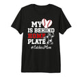 Proud Baseball Catcher Mom Baseball T-Shirt - Streetwear Style Unisex - T-Shirt, Sweatshirt, Hoodie
