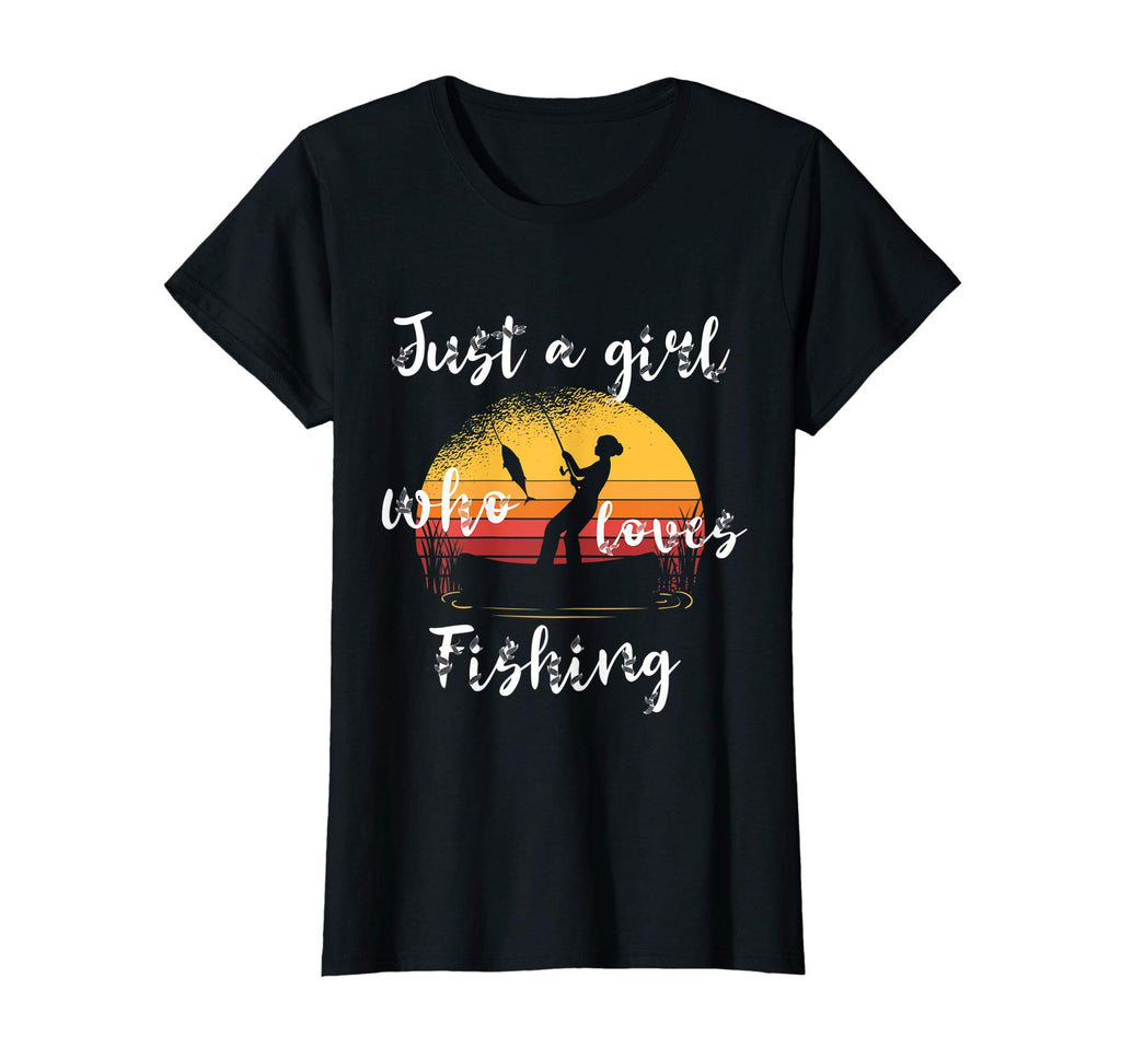 Just Who Loves Fishing Trip Sunset T-Shirt - Unique Graphic Unisex - T-Shirt, Sweatshirt, Hoodie