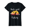 Just Who Loves Fishing Trip Sunset T-Shirt - Unique Graphic Unisex - T-Shirt, Sweatshirt, Hoodie