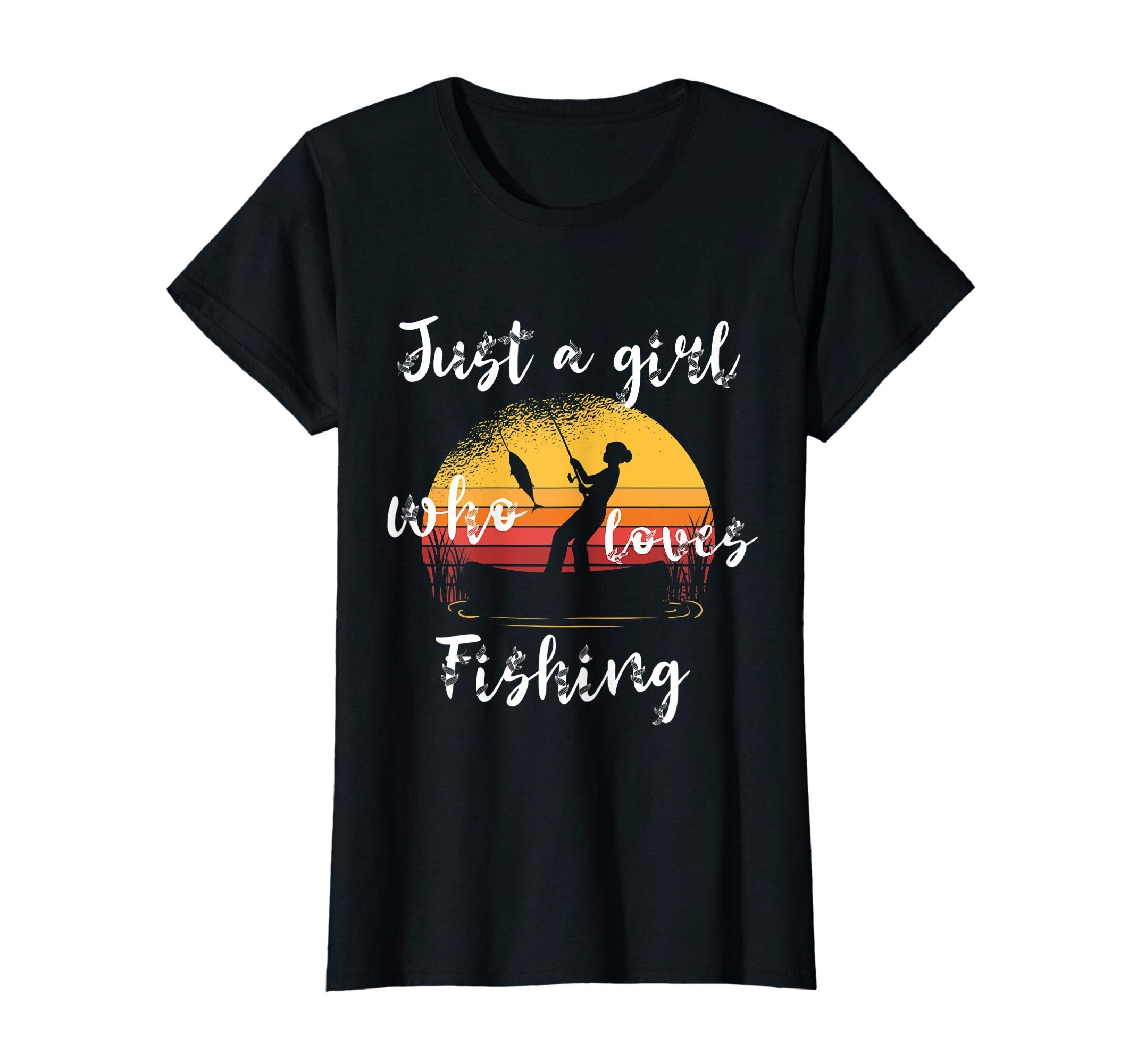 Just Who Loves Fishing Trip Sunset T-Shirt - Unique Graphic Unisex - T-Shirt, Sweatshirt, Hoodie