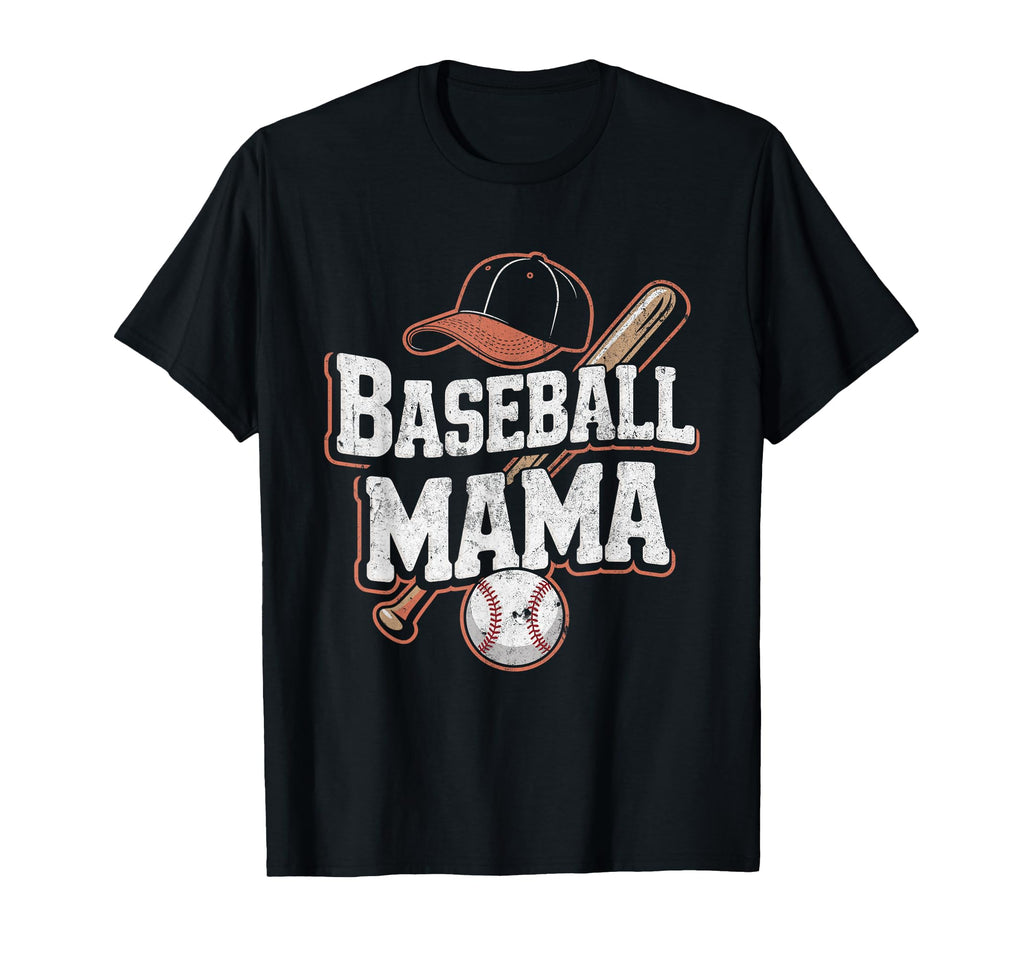 Funny And Baseball Mama T-Shirt - Minimalist Print Unisex - T-Shirt, Sweatshirt, Hoodie