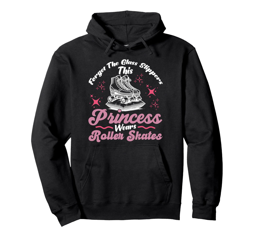 Roller Skating Skate 1970S Forget Glass Hoodie - Graphic Print for Adults - T-Shirt, Sweatshirt, Hoodie