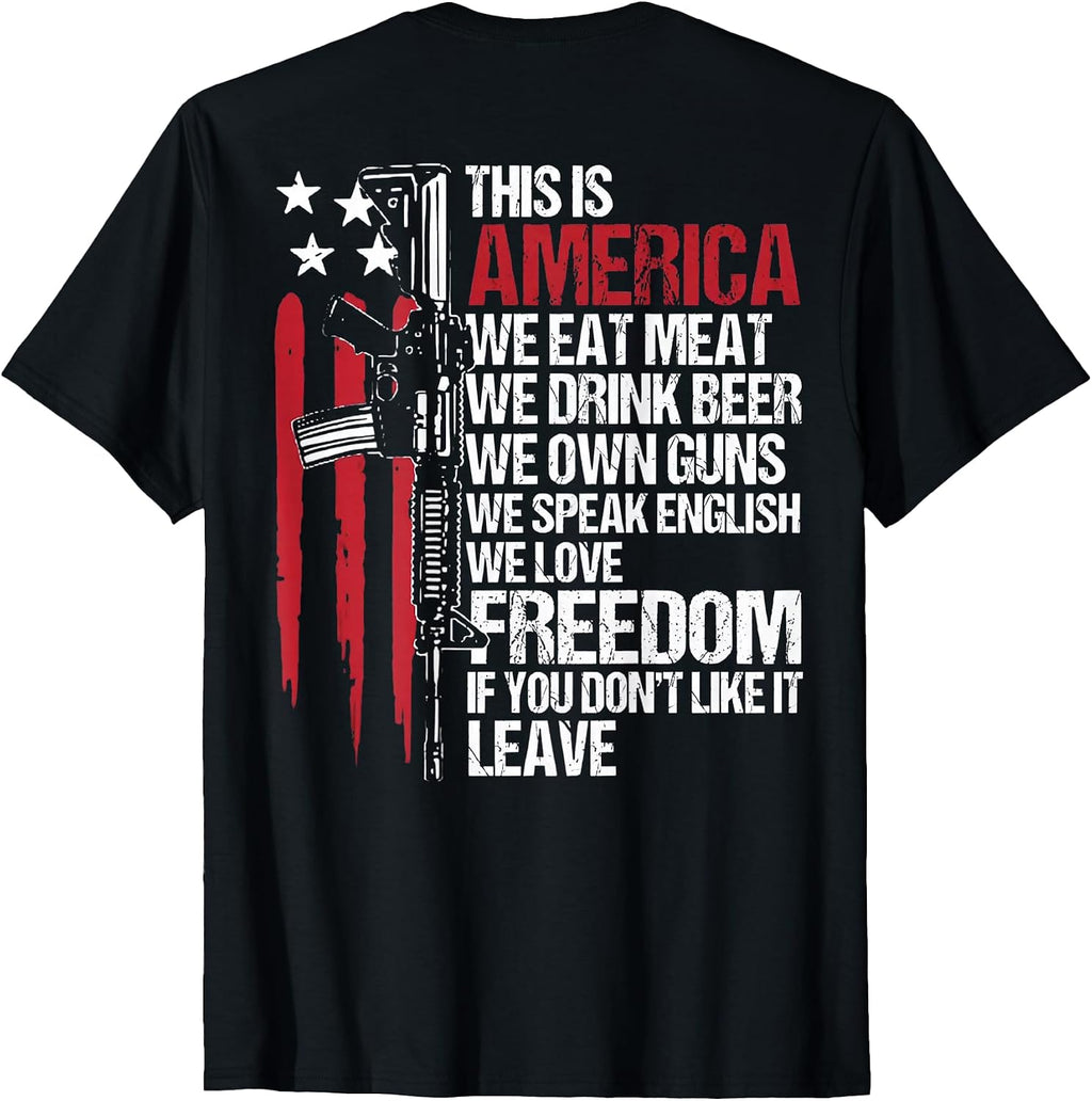 Funny Patriotic American Values - Adult & Kids T-Shirts, Sweatshirts & Hoodies apparel design preview 1