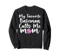 Baseball Mom Patriotic My Sweatshirt - Casual Everyday Wear for Adults - T-Shirt, Sweatshirt, Hoodie