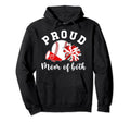 Mom Both Proud Baseball And Cheer Mom Hoodie - Minimalist Print Unisex - T-Shirt, Sweatshirt, Hoodie