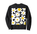 Daisy Flower Floral Pattern Sweatshirt - Unique Graphic Men Women - T-Shirt, Sweatshirt, Hoodie