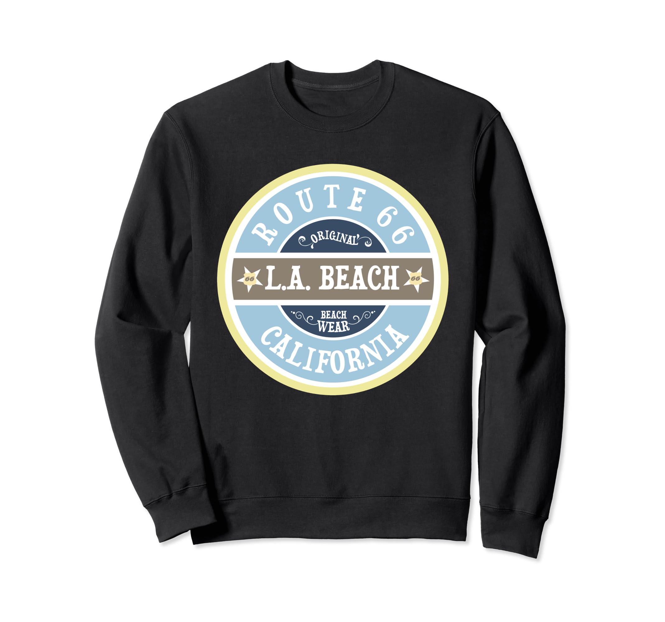 Route 66 Original Beach Wear Sweatshirt - Custom Art Print for Adults - T-Shirt, Sweatshirt, Hoodie