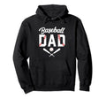 Baseball Dad Fathers Day Baseball Player Hoodie - Novelty Apparel Unisex - T-Shirt, Sweatshirt, Hoodie
