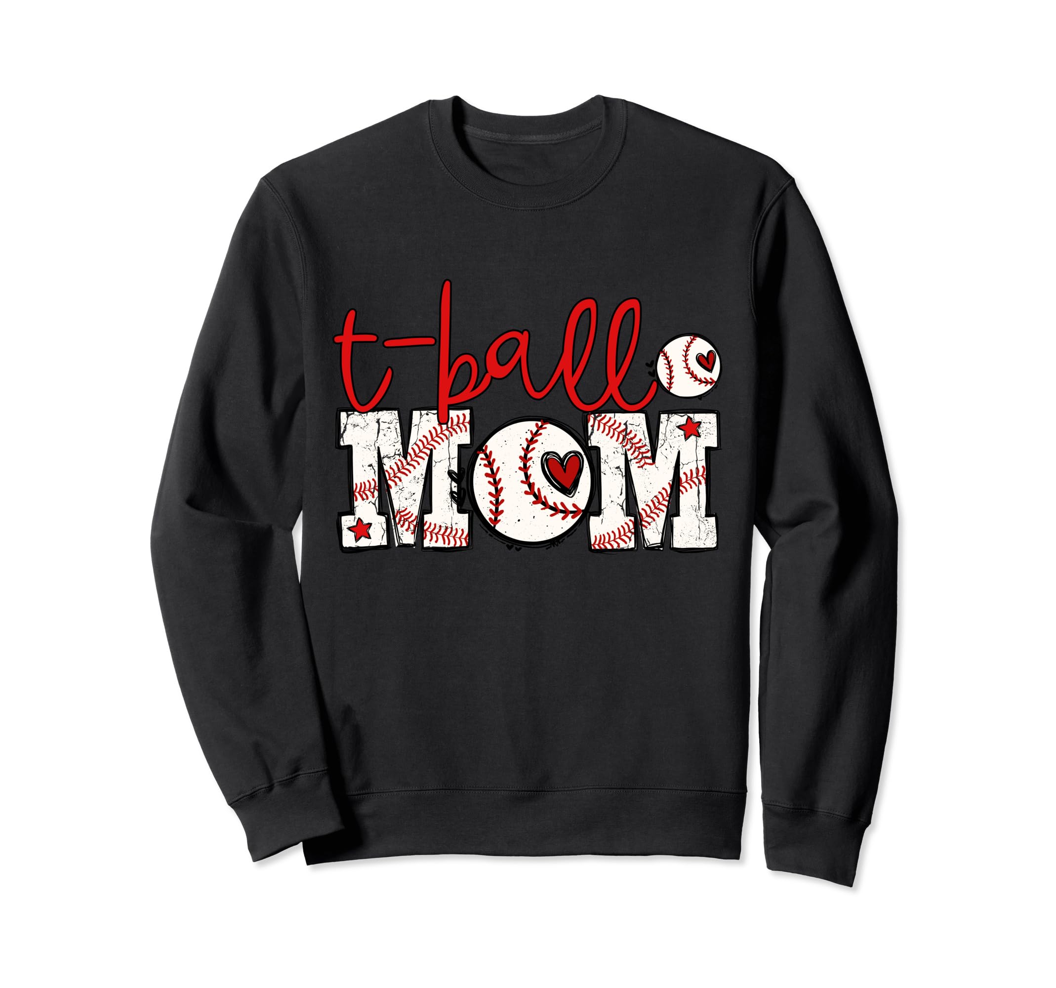 T Ball Mama Baseball Tball Mom Sweatshirt - Aesthetic Graphic for Adults - T-Shirt, Sweatshirt, Hoodie