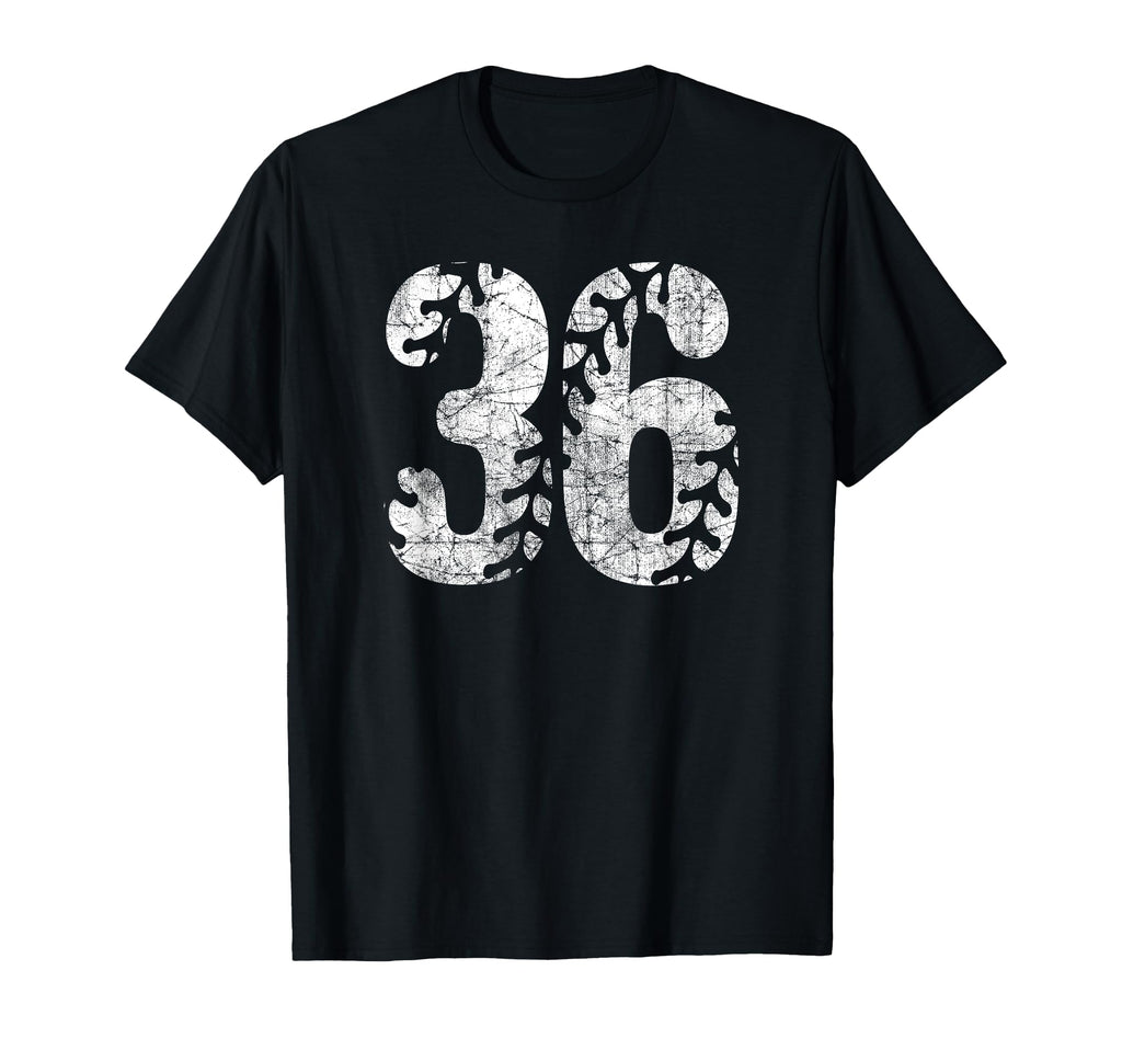 Baseball Softball Mom 36 Number 36 T-Shirt - Casual Everyday Wear Unisex - T-Shirt, Sweatshirt, Hoodie