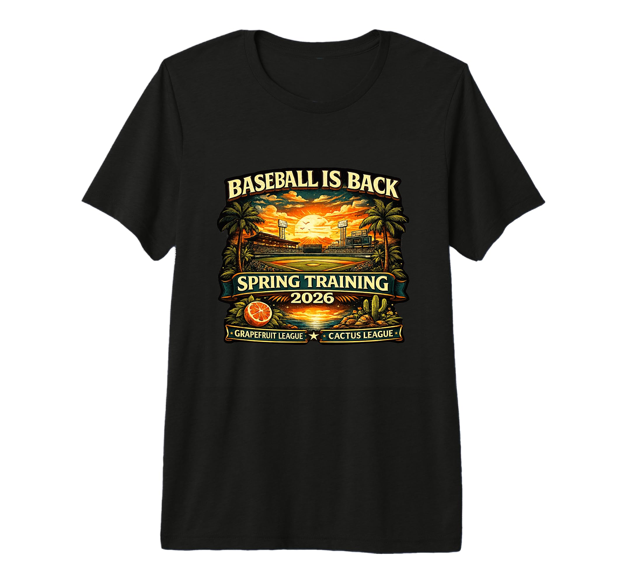 Spring Training Baseball Is Back 2026 T-Shirt - Trendy Graphic Unisex - T-Shirt, Sweatshirt, Hoodie