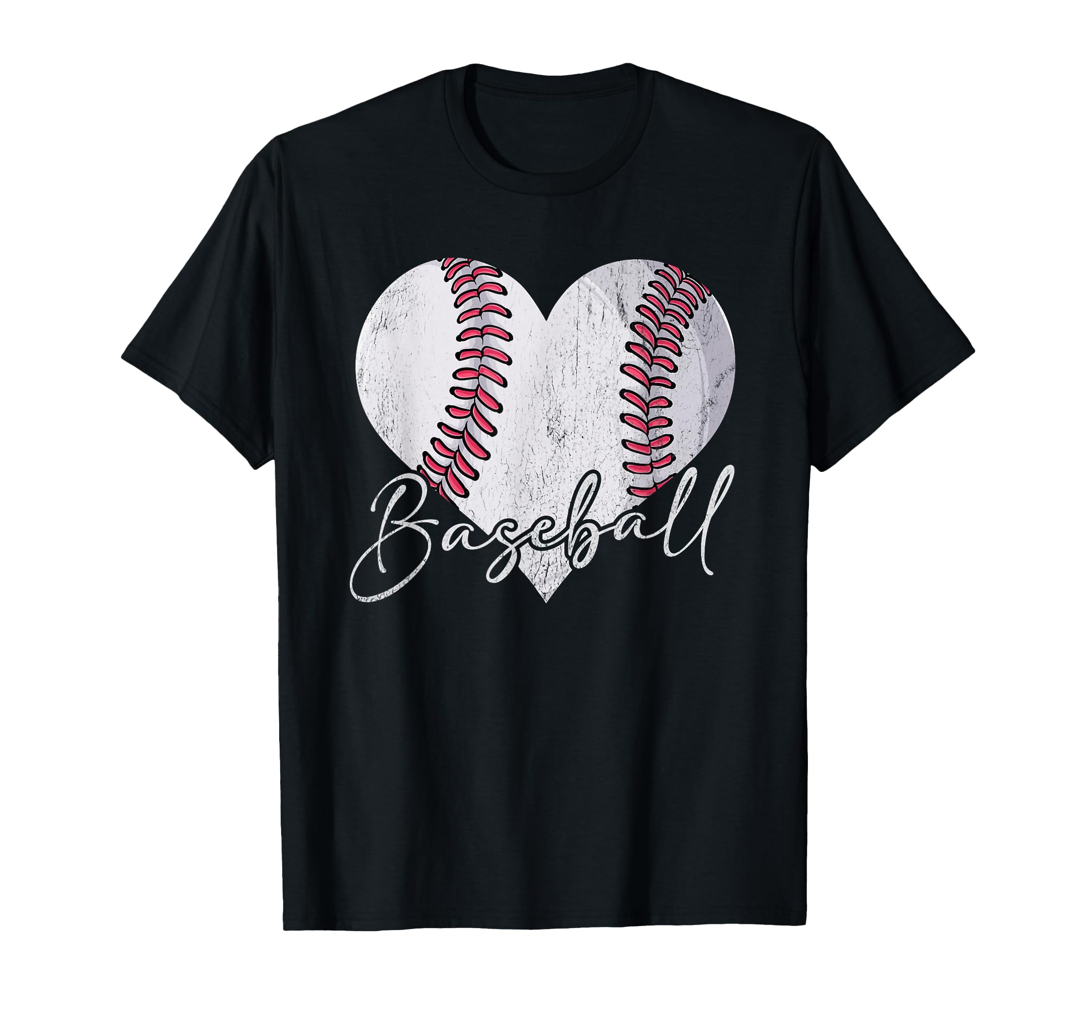 Baseball Heart Mom Grandma Mothers Day T-Shirt - Custom Art Print Unisex - T-Shirt, Sweatshirt, Hoodie