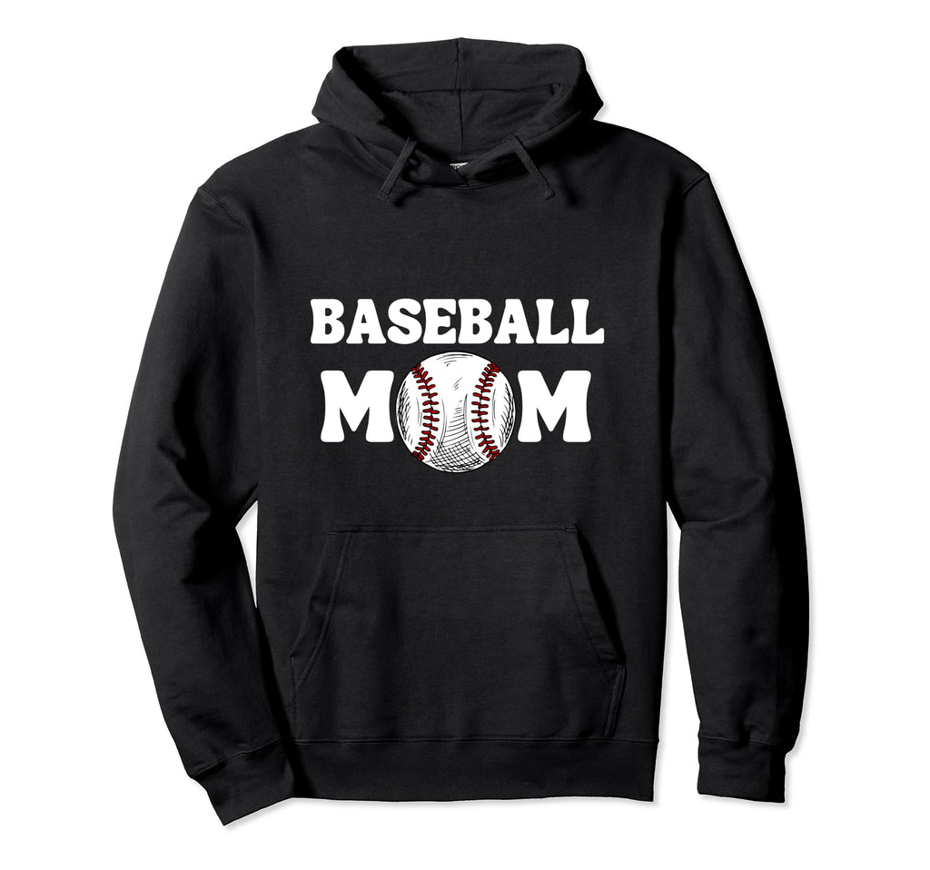 Baseball Mom Mothers Day Baseball Game Hoodie - Novelty Apparel for Adults - T-Shirt, Sweatshirt, Hoodie