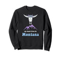 My Heart Lives Montana Boho Travel Sweatshirt - Novelty Apparel Men Women - T-Shirt, Sweatshirt, Hoodie