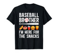 Here Snacks Baseball Brother Baseball T-Shirt - Fun Novelty Design Unisex - T-Shirt, Sweatshirt, Hoodie