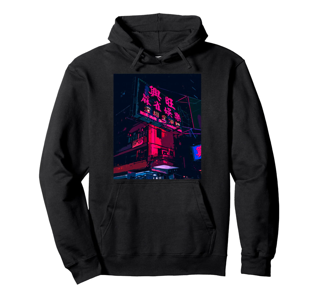 Aesthetic Vaporwave Japan 80S 90S Tokyo Hoodie - Minimalist Print Unisex - T-Shirt, Sweatshirt, Hoodie