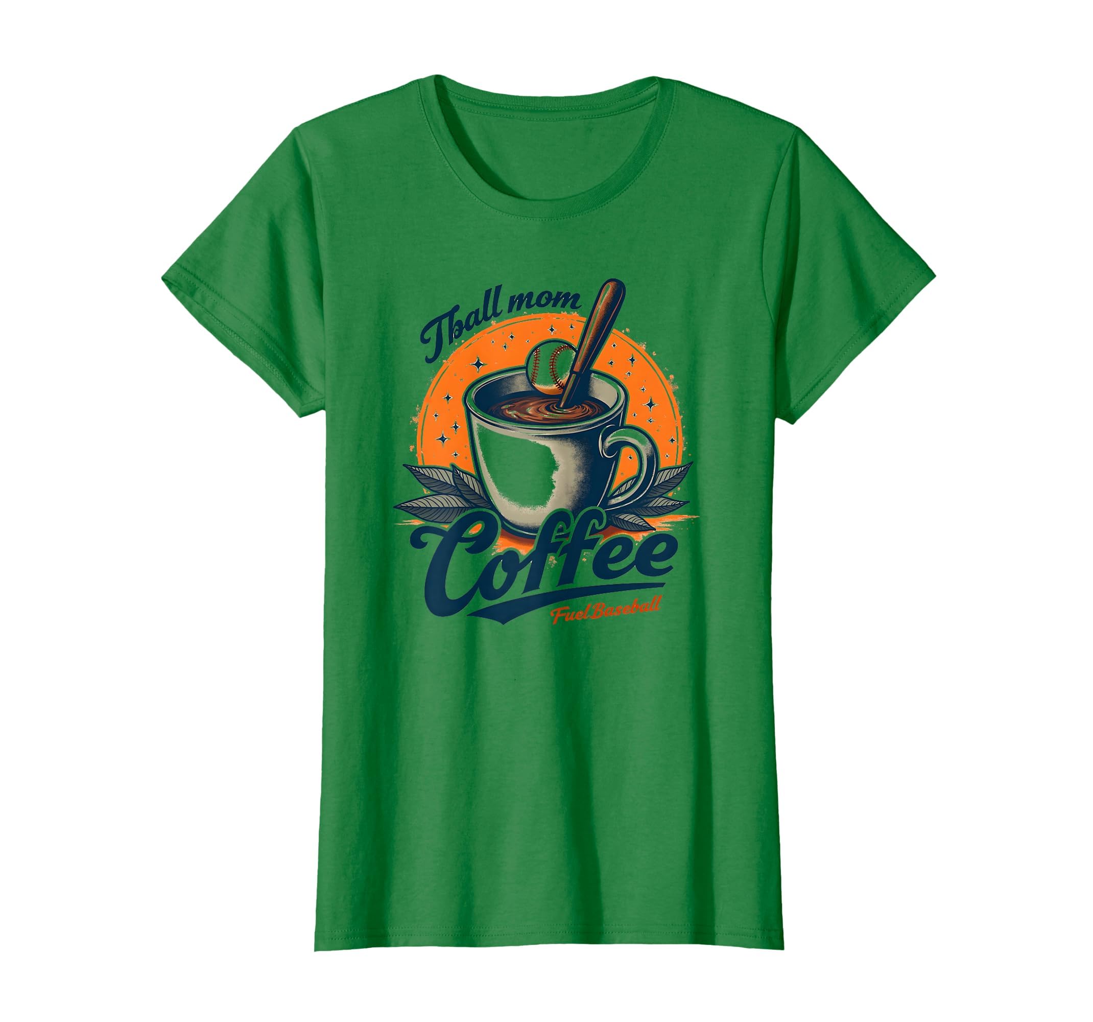 Tball Mom Fuel Coffee Baseball Parent T-Shirt - Graphic Print Unisex - T-Shirt, Sweatshirt, Hoodie