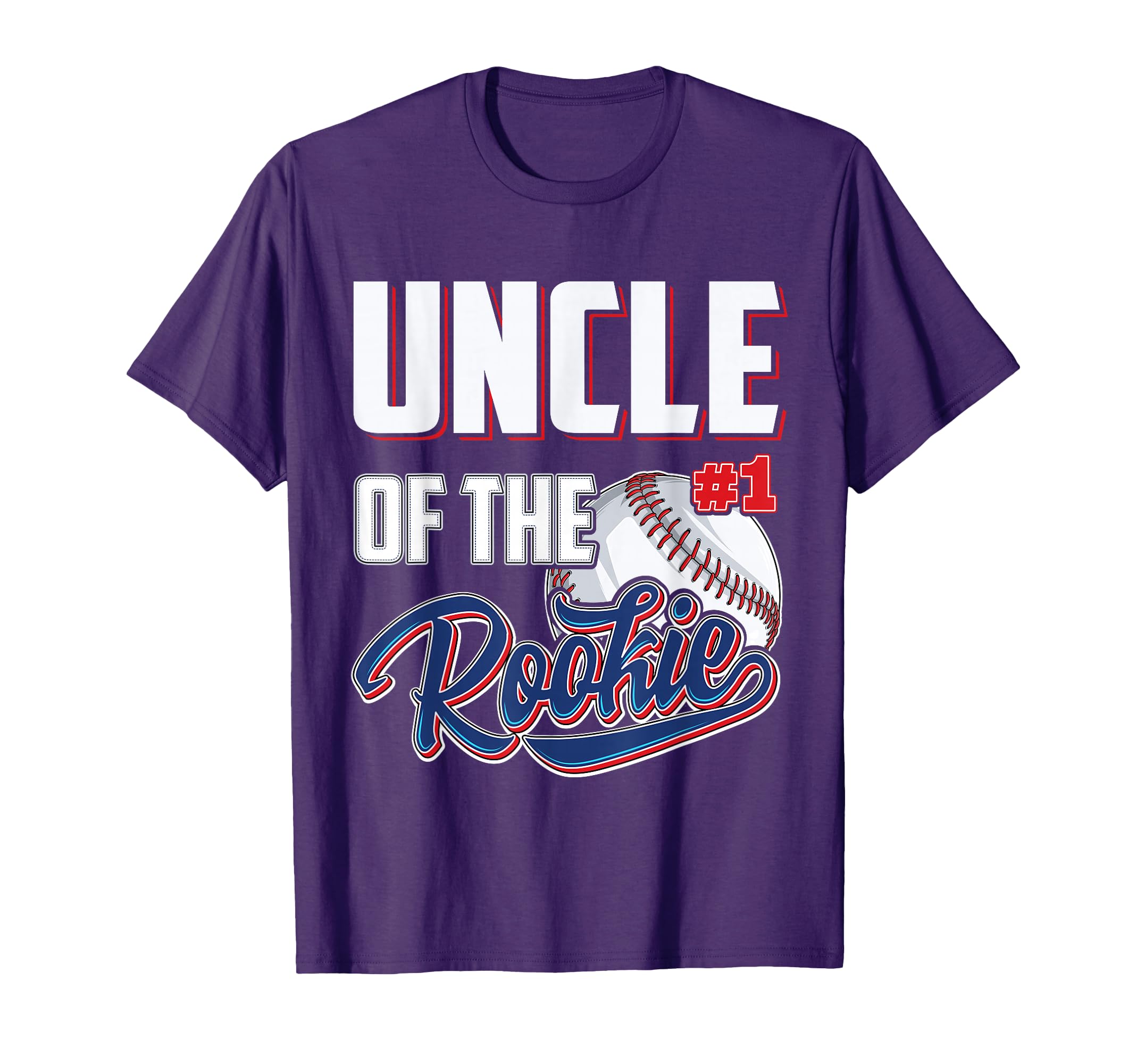 Uncle Rookie 1 Years Old Team 1St Birthday T-Shirt - Unique Graphic Unisex - T-Shirt, Sweatshirt, Hoodie