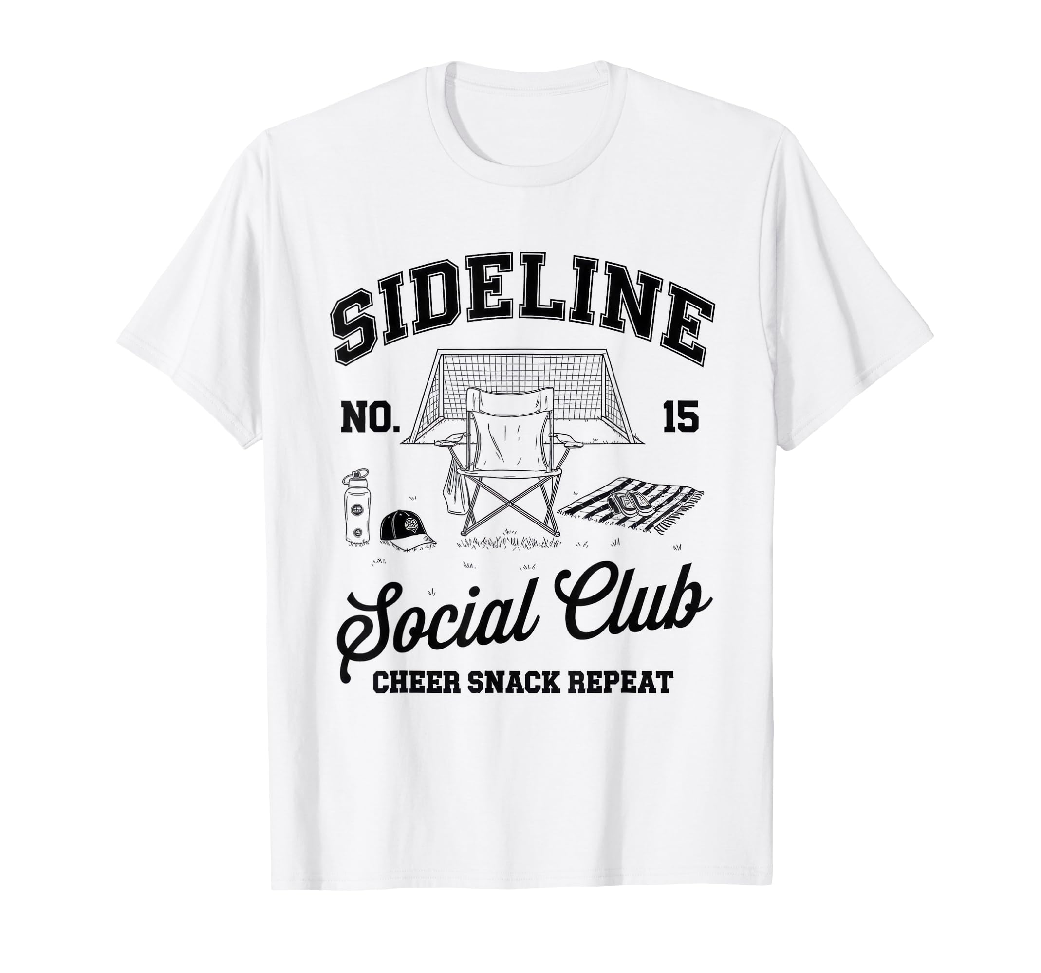 Sideline Social Club Soccer Mom Game Day T-Shirt - Graphic Print Men Women - T-Shirt, Sweatshirt, Hoodie