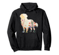Boho Golden Retriever Moms Floral Hoodie - Aesthetic Graphic for Adults - T-Shirt, Sweatshirt, Hoodie