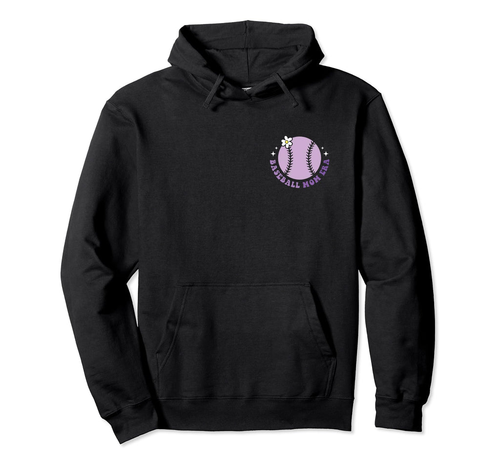 My Baseball Mom Era Funny Mothers Hoodie - Aesthetic Graphic for Adults - T-Shirt, Sweatshirt, Hoodie